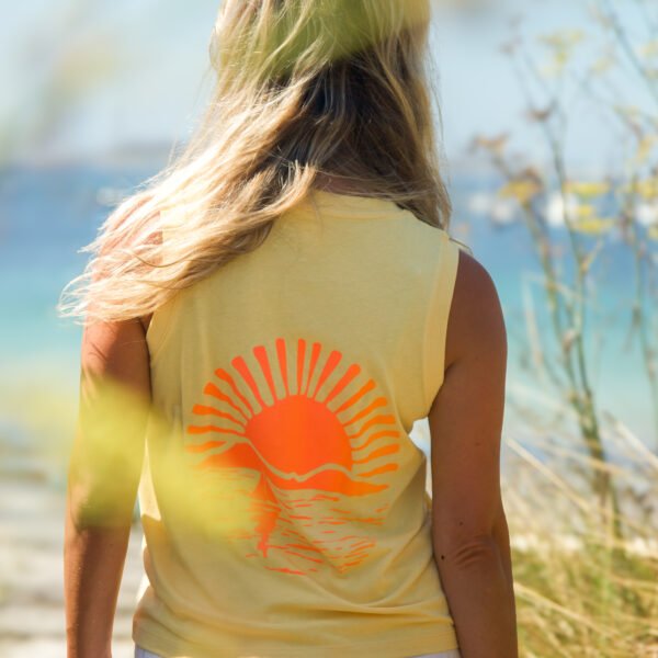 Summer Haze Tank Top - Yellow, XS