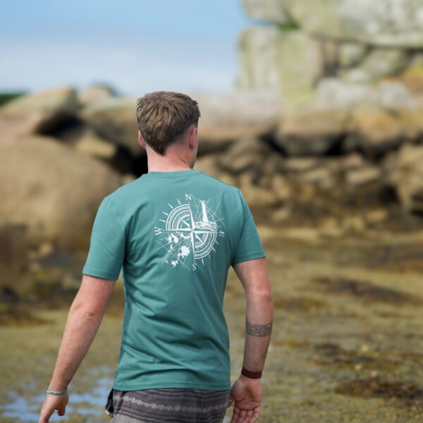 Compass Unisex Tee - Green, S